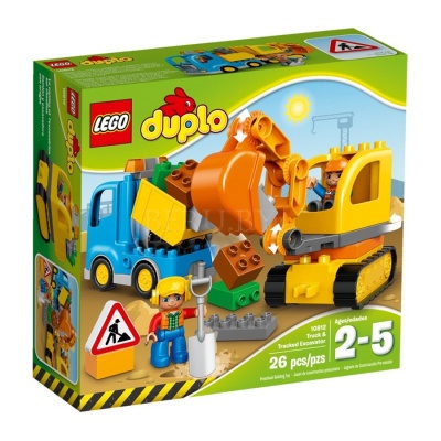 Конструктор LEGO Duplo Грузовик и гусеничный экскаватор 10812